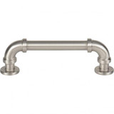 Atlas Steam Punk Door Pull 3 3/4 Inch (c-c) - Brushed Nickel, 432-BRN