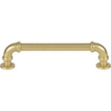 Atlas Steam Punk Door Pull 5 1/16 Inch (c-c) - Vintage Brass, 368-UB