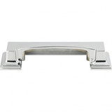 Atlas Sutton Place Cup Door Pull 3 Inch (c-c) - Polished Chrome, 339-CH