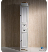 Oxford FST2060AW Antique White Tall Bathroom Linen Cabinet 14" H X 15 3/4" W X 68" L - Antique White