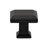 Atlas Sweetbriar Lane Square Door Knob 1 1/4 Inch - Matte Black, A660-BL
