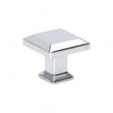 Atlas Sweetbriar Lane Square Door Knob 1 1/4 Inch - Polished Chrome, A660-CH