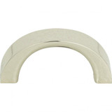 Atlas Tableau Curved Door Pull 1 7/16 Inch (c-c) - Polished Nickel, 396-PN
