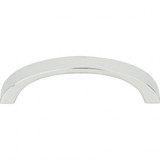 Atlas Tableau Curved Door Pull 2 1/2 Inch (c-c) - Polished Chrome, 398-CH