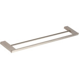 Atlas Parker Bath Towel Bar 24 Inch Double (c-c) - Brushed Nickel, PADTB600-BRN