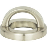 Atlas Tableau Round Door Pull Base and Top 1 7/16 Inch (c-c) - Brushed Nickel, 404-BN