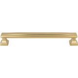 Atlas Wadsworth Door Pull 7 9/16 Inch (c-c) - Warm Brass, 375-WB