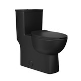 Swiss Madison Classe One-Piece 12" Rough-in 1.1/1.6 GPF Dual Top Flush Toilet - Matte Black - SM-1T117MB Swiss Madison Classe One-Piece 12" Rough-in 1.1/1.6 GPF Dual Top Flush Toilet - Matte Black - SM-1T117MB