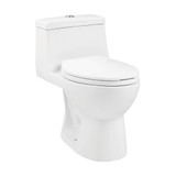 Swiss Madison Avallon One Piece Elongated Dual Flush Toilet 1.1/1.6 gpf (6-Pack) - White - SM-1T122-6 Swiss Madison Avallon One Piece Elongated Dual Flush Toilet 1.1/1.6 gpf (6-Pack) - White - SM-1T122-6