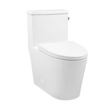 Swiss Madison Dreux One-Piece 12" Rough-in 1.28 GPF Right Flush Elongated Toilet - Glossy White - SM-1T4108GW