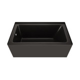 Swiss Madison Voltaire 54" x 30" Skirted Left Drain Soaking Apron Bathtub - Glossy Black - SM-AB557GB Swiss Madison Voltaire 54" x 30" Skirted Left Drain Soaking Apron Bathtub - Glossy Black - SM-AB557GB