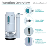 Swiss Madison Chateau Flush Valve - SM-TPT03 Swiss Madison Chateau Flush Valve - SM-TPT03
