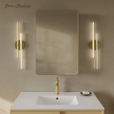 Swiss Madison Pierre 20" x 30" Rectangle Recessed or Wall Mount Mirrored Medicine Cabinet - Brushed Gold Frame - SM-MC2701BG