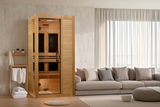 Golden Designs Dynamic Veneto Elite 1-2-person Ultra Low EMF (Between 3-5MG) FAR Infrared Sauna (Canadian Hemlock) - DYN-6115-05 Elite
