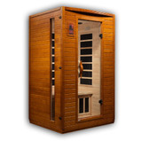 Golden Designs Dynamic Versailles Elite 2-person Ultra Low EMF (Between 3-5MG) FAR Infrared Sauna (Canadian Hemlock) - DYN-6202-03 Elite