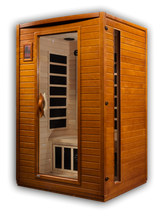 Golden Designs Dynamic Versailles Elite 2-person Ultra Low EMF (Between 3-5MG) FAR Infrared Sauna (Canadian Hemlock) - DYN-6202-03 Elite