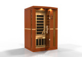Golden Designs Dynamic Vittoria Elite 2-person Ultra Low EMF (Between 3-5MG) FAR Infrared Sauna (Canadian Hemlock) - DYN-6220-01 Elite
