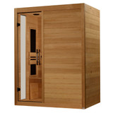 Golden Designs Dynamic Toscana Elite 3-person Ultra Low EMF (Between 3-5MG) FAR Infrared Sauna (Canadian Hemlock) - DYN-6315-05 Elite