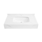 Swiss Madison Avancer 36" Wall-Mounted Bathroom Sink - White - SM-BV701-S