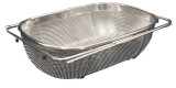 Whitehaus WHNEXC01 13 1/2" Over The Sink Extendable Colander / Strainer - Stainless Steel