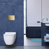 Swiss Madison Ivy Wall-Hung Toilet Bundle 0.8/1.6 GPF Dual Flush - Glossy White with Brass Flush Plate - SM-WT0902GW Swiss Madison Ivy Wall-Hung Toilet Bundle 0.8/1.6 GPF Dual Flush - Glossy White with Brass Flush Plate - SM-WT0902GW