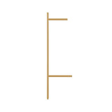 Swiss Madison Monaco Brushed Gold Console Sink Legs - SM-CSP40BG Swiss Madison Monaco Brushed Gold Console Sink Legs - SM-CSP40BG