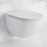 Swiss Madison St. Tropez Wall-Hung Toilet Bowl Only - Matte White - SM-WT0801MW