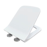 Swiss Madison Carre One Piece Quick Release Toilet Seat - White - SM-QRS56 Swiss Madison Carre One Piece Quick Release Toilet Seat - White - SM-QRS56