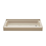 Swiss Madison Voltaire 60" x 30" Shower Pan Base with Right Drain - Glossy Bisque - SM-SB0526BQ