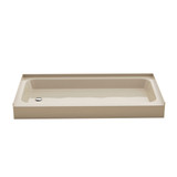 Swiss Madison Voltaire 60" x 30" Shower Pan Base with Left Drain - Glossy Bisque - SM-SB0525BQ