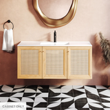 Swiss Madison Classe 48" Wall-Mounted Bathroom Vanity Cabinet without Top - Natural Oak - SM-BV2807NO-C