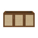 Swiss Madison Classe 48" Wall-Mounted Bathroom Vanity Cabinet without Top - Brown Oak - SM-BV2807BO-C Swiss Madison Classe 48" Wall-Mounted Bathroom Vanity Cabinet without Top - Brown Oak - SM-BV2807BO-C