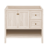 Swiss Madison Chateau 36" Freestanding Bathroom Vanity Cabinet without Top - White Oak - SM-BV0602WO-C
