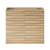 Swiss Madison Cascade 24" Wall-Mounted Bathroom Vanity Cabinet without Top - Natural Oak - SM-BV8601NO-C