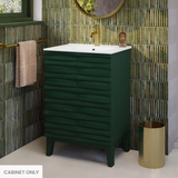 Swiss Madison Cascade 24" Freestanding Bathroom Vanity Cabinet without Top - Green Oak - SM-BV470GA-C