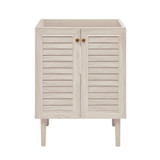Swiss Madison Bron 24" Freestanding Bathroom Vanity Cabinet without Top - White Oak - SM-BV6201WO-C