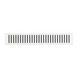 Swiss Madison Voltaire 18" Stainless Steel Linear Shower Drain - Matte White - SM-SY0501MW