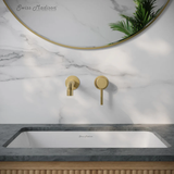 Swiss Madison Ivy Single-Handle Wall Mount Bathroom Faucet - Brushed Gold - SM-BF65BG
