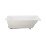 Swiss Madison Voltaire 66" x 36" Reversible Drain Soaking Drop-in Bathtub - Glossy White with Integrated Overflow, Drain Included - SM-DB0515GW