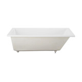 Swiss Madison Voltaire 72" x 36" Reversible Drain Soaking Drop-in Bathtub - Glossy White with Integrated Overflow, Drain Included - SM-DB0514GW