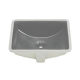Swiss Madison  Plaisir 18.5" Rectangular Ceramic Undermount Bathroom Sink - Matte Gray - SM-UM624MG