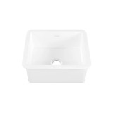 Swiss Madison  Rochelle 24" x 18" ceramic single basin, drop-in/undermount kitchen sink - SM-KU8501GW
