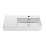 Swiss Madison St. Tropez 36" Rectangle Wall-Mounted Sink with Right Side Faucet Mount - SM-WS403