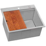 Ruvati Solid Wood Replacement Cutting Board for RVU6425 Workstation Sink - RVA1225