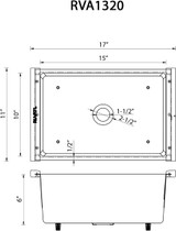 Ruvati Dish Soaking Tub Workstation Accessory - RVA1320