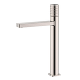 Ruvati Emilio Tall Vessel Single Handle Bathroom Faucet Modern Transitional in Brushed Nickel - RVF5134BN
