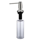 Ruvati Soap Dispenser With Plastic Pump Head in Brushed Nickel - RVA1018BN