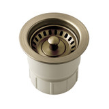 Whitehaus WC2BASK 2" Basket Strainer - Antique Brass