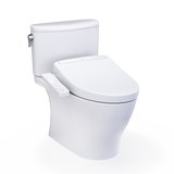 TOTO® WASHLET®+ Nexus® Two-Piece Elongated 1.28 GPF Toilet with S2 Bidet Seat, Cotton White - MW4423346CEFG#01