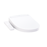 TOTO® WASHLET® S2 Electronic Bidet Toilet Seat with Instantaneous Water Heating, PREMIST and EWATER+ Wand Cleaning, Round, Cotton White - SW3345#01
